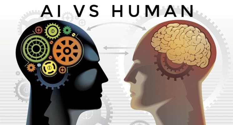 The gap between AI and humans