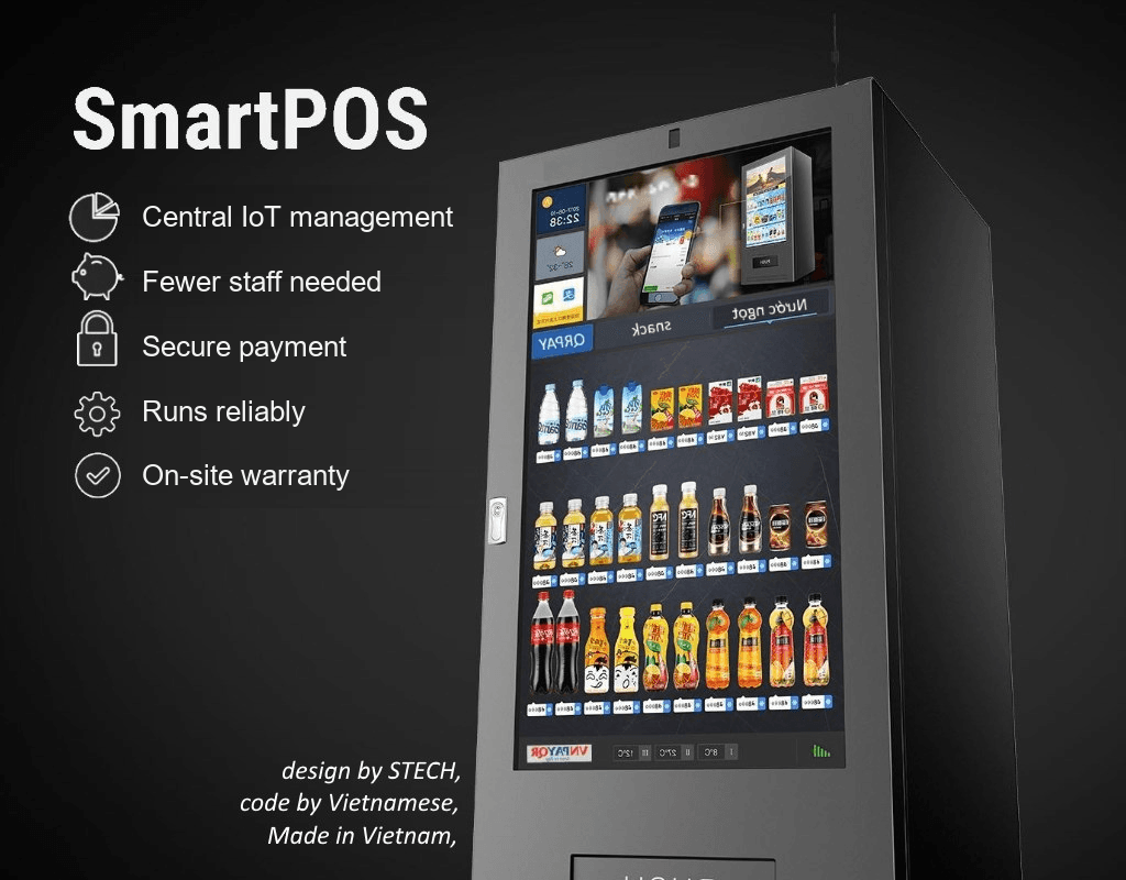 STECH SmartPOS — the vending machine